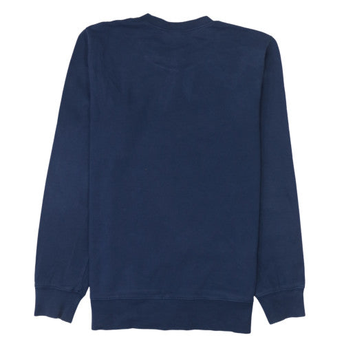 Carhartt Men's Blue Small College Logo Pullover Sweatshirt
