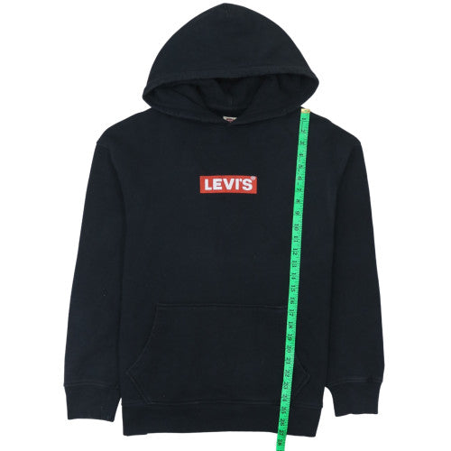 Levi's Men's Black Relaxed Fit Pullover Hoodie M