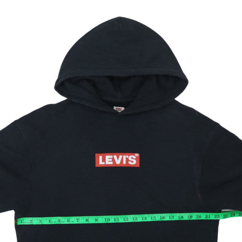 Levi's Men's Black Relaxed Fit Pullover Hoodie M