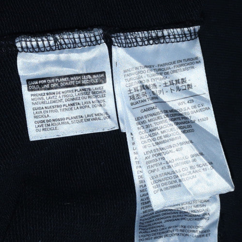Levi's Men's Black Relaxed Fit Pullover Hoodie M