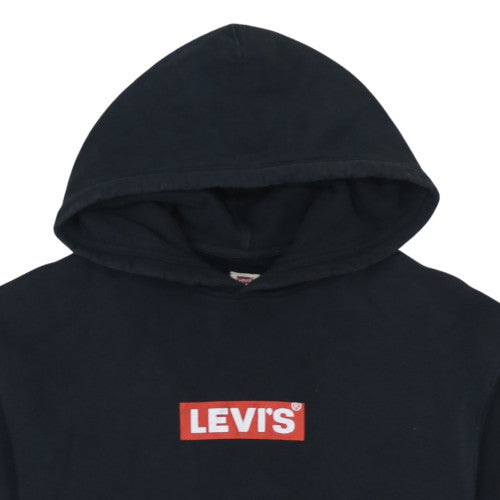 Levi's Men's Black Relaxed Fit Pullover Hoodie M