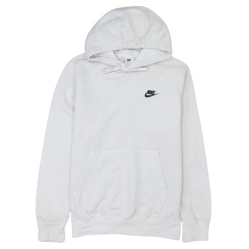 Nike Men’s White Pullover Hoodie Size S Fleece Sportswear