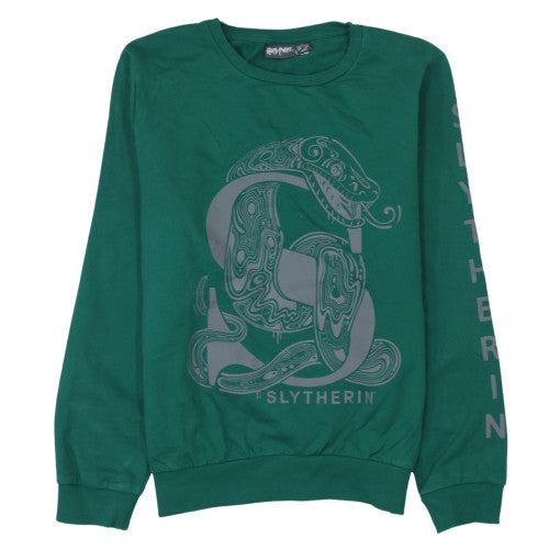 Primark Men’s Green Slytherin Harry Potter Pullover Sweatshirt Size S