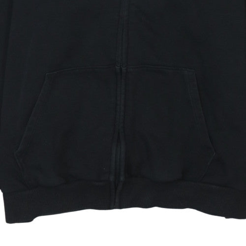 Puma Men's Black XL Full Zip Hoodie with Logo and Pockets