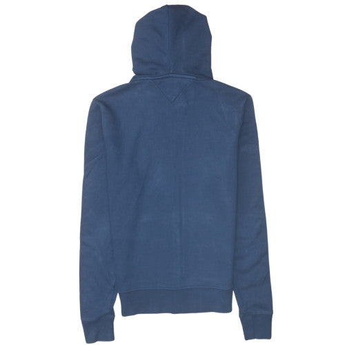 Tommy Hilfiger Men's Blue Full Zip Hoodie Size S Cotton Blend