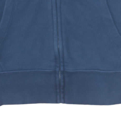 Tommy Hilfiger Men's Blue Full Zip Hoodie Size S Cotton Blend