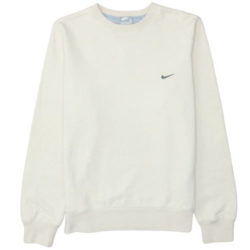 Nike Men's Ivory Crew Neck Pullover Sweatshirt Size S