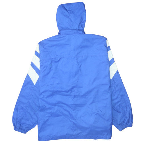 Adidas Men's Blue Retro 90s Windbreaker Jacket Size L