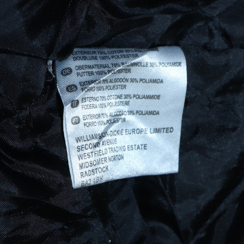 Dickies Men's Black Small Hooded Anorak Jacket with Camouflage Lining