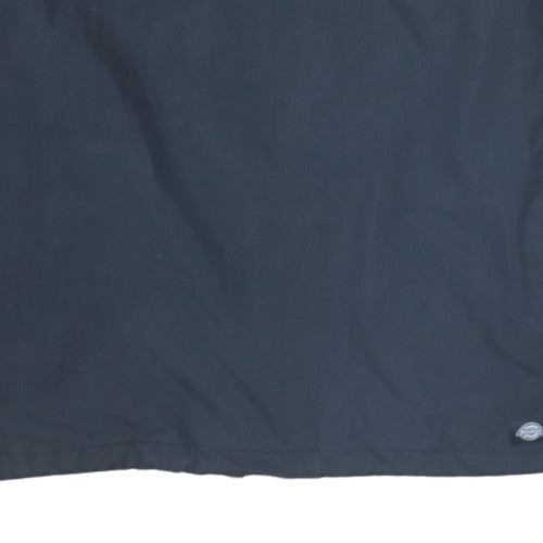 Dickies Men's Black Small Hooded Anorak Jacket with Camouflage Lining