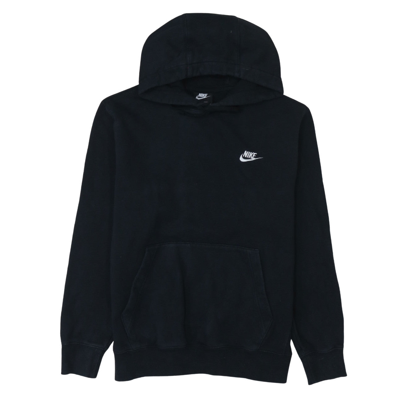 Nike Men’s Black Pullover Hoodie S Regular Fit Fleece Sportswear
