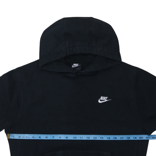 Nike Men’s Black Pullover Hoodie S Regular Fit Fleece Sportswear