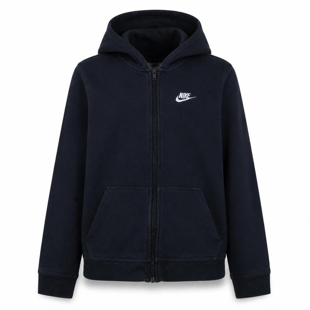 Nike Teens Black Full Zip Hoodie Sweatshirt XL 158-170cm