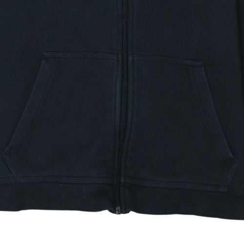 Nike Teens Black Full Zip Hoodie Sweatshirt XL 158-170cm