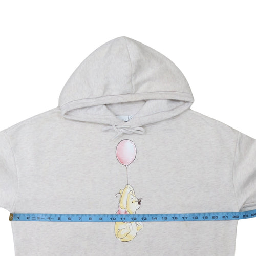 Disney Primark Women Beige Winnie the Pooh Pullover Hoodie Size S 10/12