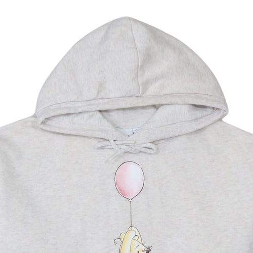 Disney Primark Women Beige Winnie the Pooh Pullover Hoodie Size S 10/12