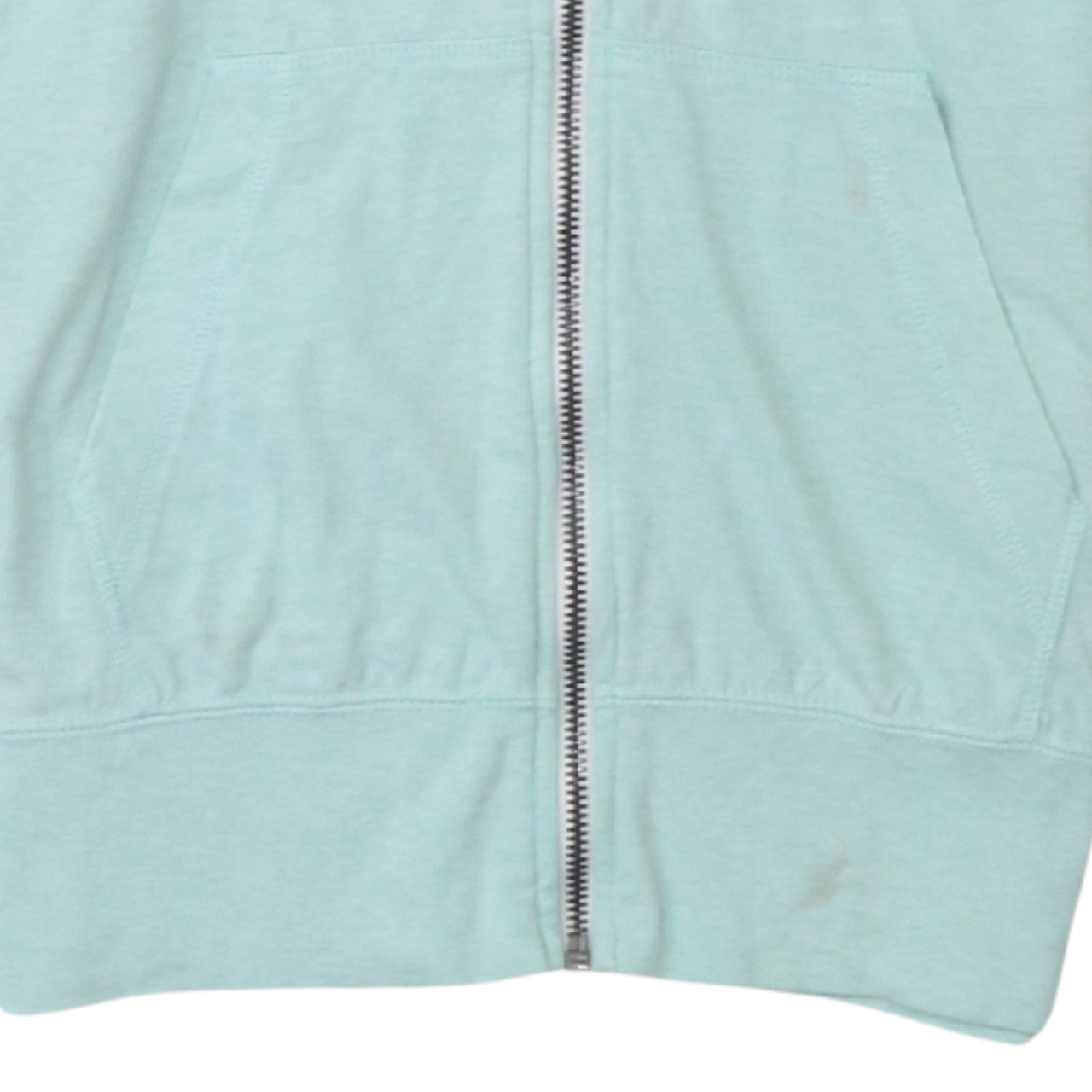 Nike Women’s Blue Full Zip Hoodie Size M Cotton Blend