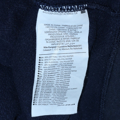 Nike Men's Blue Full Zip Sweatshirt Jacket M Fleece