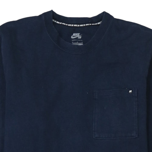 Nike SB Men’s Blue Cotton Crew Neck Pullover Sweatshirt M