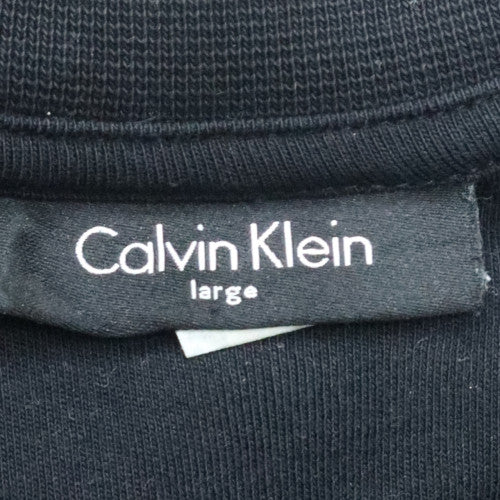 Calvin Klein Men’s Black Logo Pullover Sweatshirt Size L