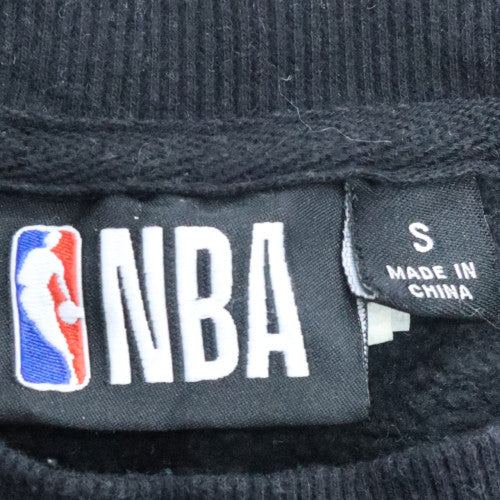 NBA Men's Black Chicago Bulls S Pullover Sweatshirt Long Sleeve