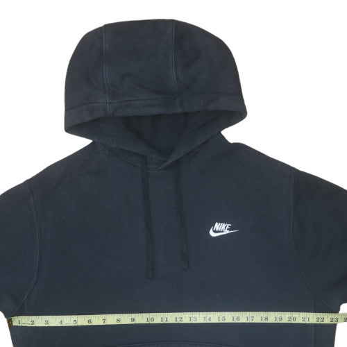Nike Men's Black Pullover Hoodie Fleece Medium Regular Fit