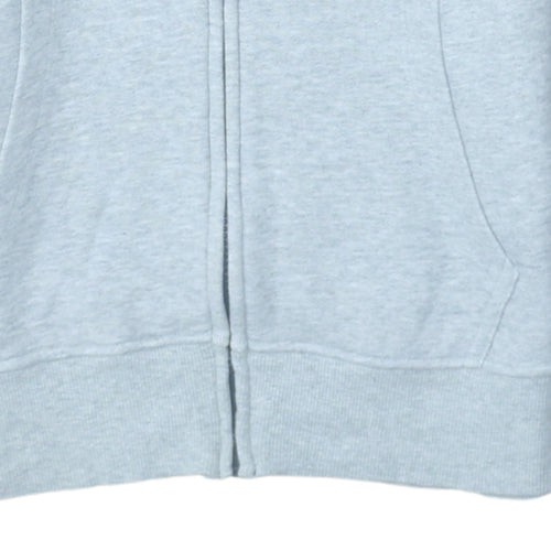 Tommy Hilfiger Men's Grey Full Zip Hoodie Size S Logo Tape