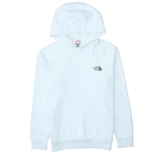The North Face Men's White Pullover Hoodie L Outdoor Fleece Sweatshirt