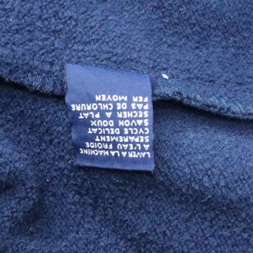 Tommy Hilfiger Women Navy Blue Crew Neck Cotton Sweatshirt L