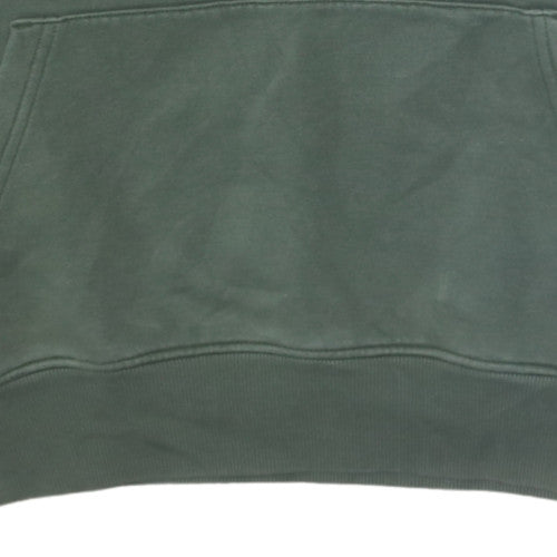 Tommy Jeans Men's Green 1/4 Zip Fleece Sweatshirt Size S