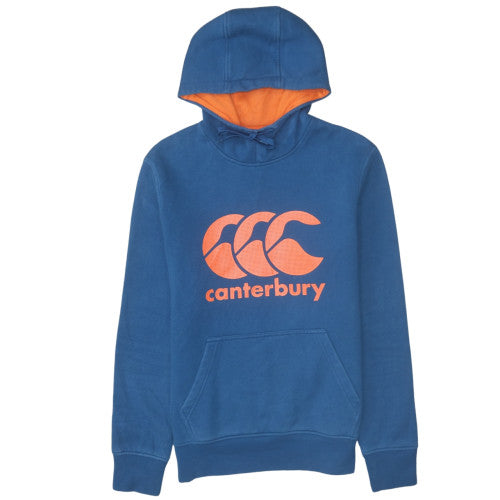 Canterbury Men’s Blue Pullover Hoodie S Sports Graphic Fleece