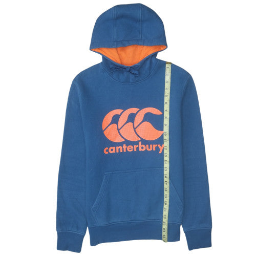 Canterbury Men’s Blue Pullover Hoodie S Sports Graphic Fleece