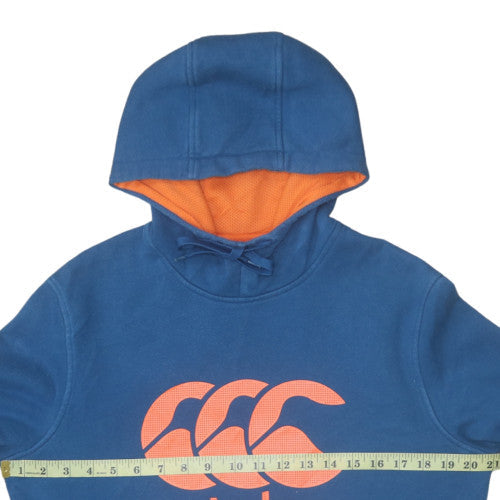 Canterbury Men’s Blue Pullover Hoodie S Sports Graphic Fleece