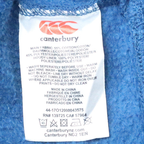 Canterbury Men’s Blue Pullover Hoodie S Sports Graphic Fleece