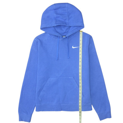 Nike Men's Blue Pullover Hoodie Medium Regular Fit Fleece