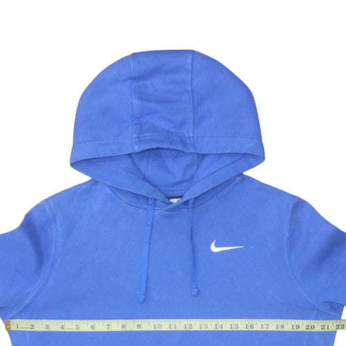 Nike Men's Blue Pullover Hoodie Medium Regular Fit Fleece