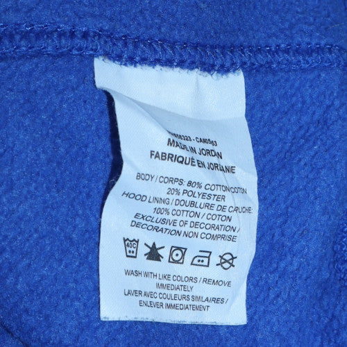 Nike Men's Blue Pullover Hoodie Medium Regular Fit Fleece