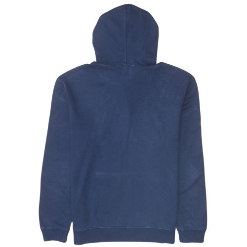 GAP Men's Blue Pullover Hoodie M Logo Fleece Sweatshirt
