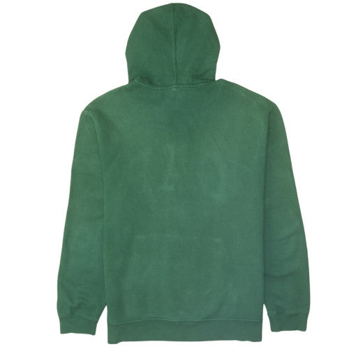 GAP Men's Green Pullover Hoodie L Logo Fleece Sweatshirt
