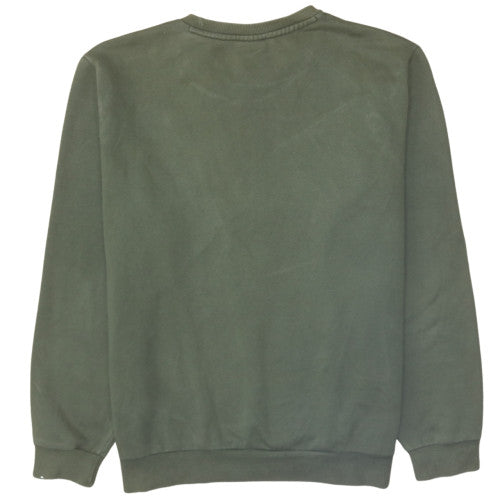 Puma Men's Green Crew Neck Pullover Sweatshirt Size L