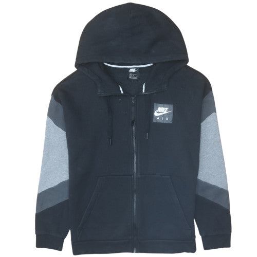 Nike Men's Black Full Zip Hoodie Medium Sports Fleece