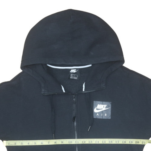 Nike Men's Black Full Zip Hoodie Medium Sports Fleece