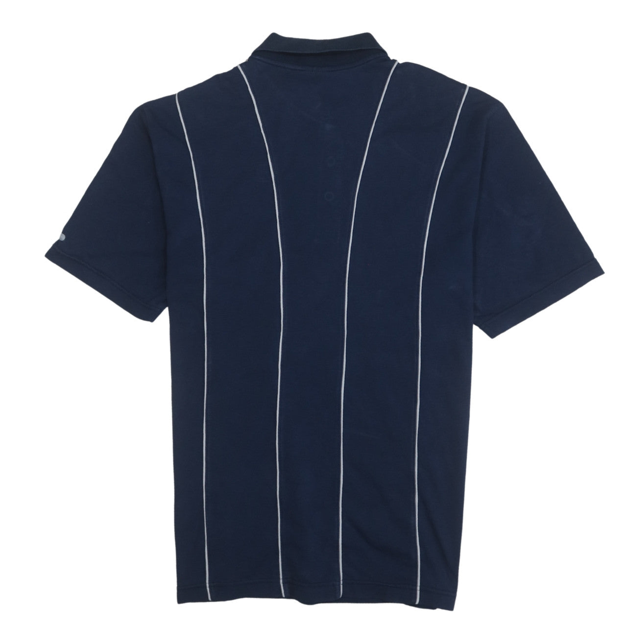 Nike Men's Blue Striped Short Sleeve Polo Shirt Size M
