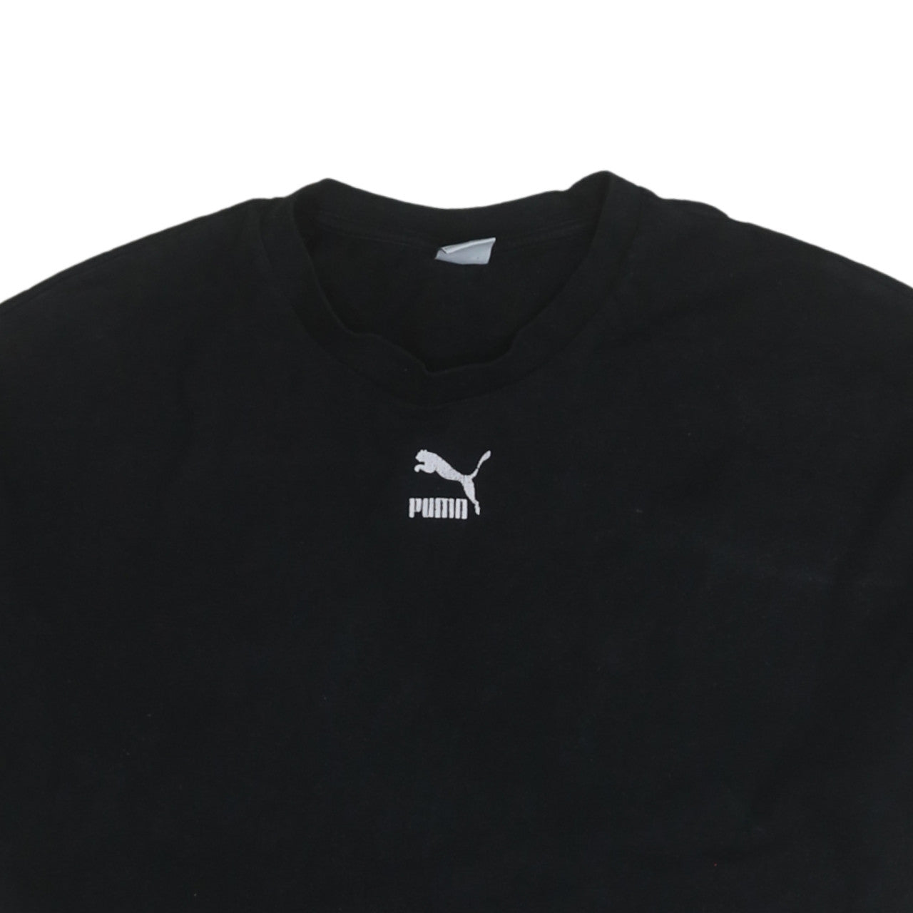 Puma Men's Black XS Crew Neck Short Sleeve Cotton T-Shirt