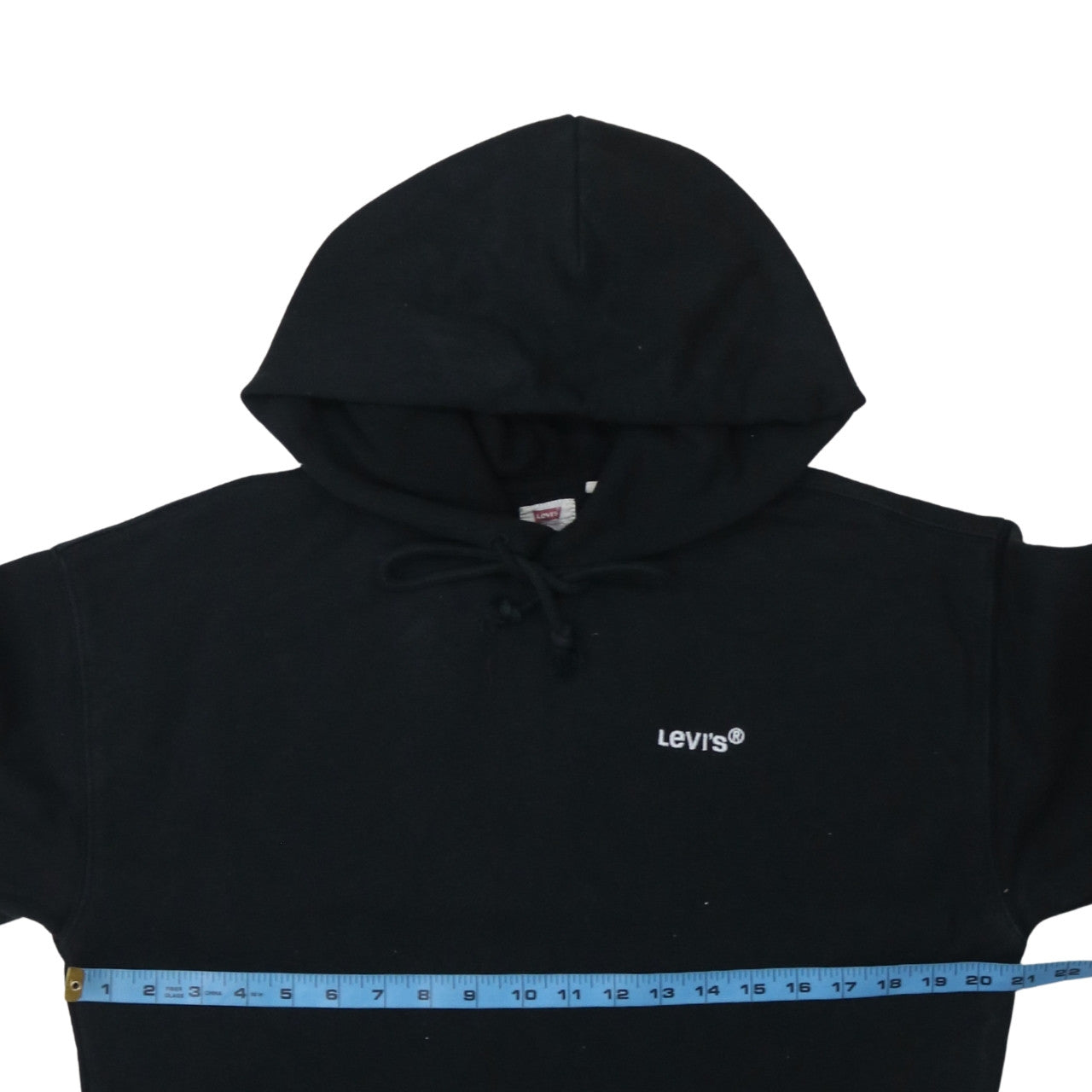 Levi's Men's Black XS Relaxed Fit Pullover Hoodie