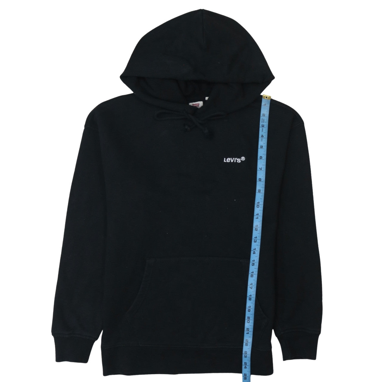 Levi's Men's Black XS Relaxed Fit Pullover Hoodie