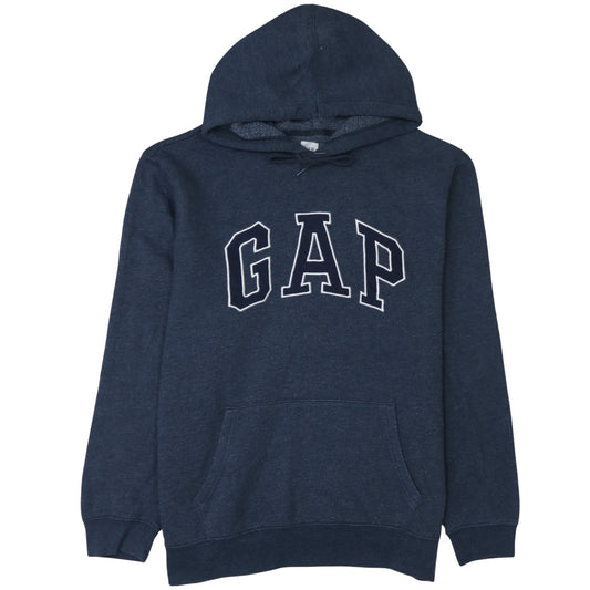GAP Men's Blue XL Pullover Hoodie Fleece Logo Sweatshirt