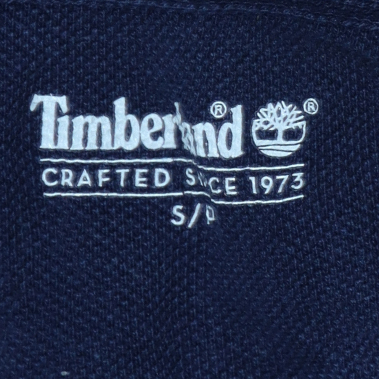 Timberland Men’s Blue Cotton Regular Fit Short Sleeve Polo Shirt S