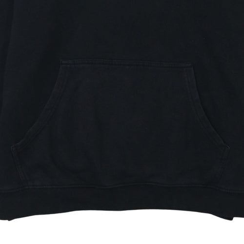 Champion Men's Black XL Pullover Hoodie with Logo Embroidery
