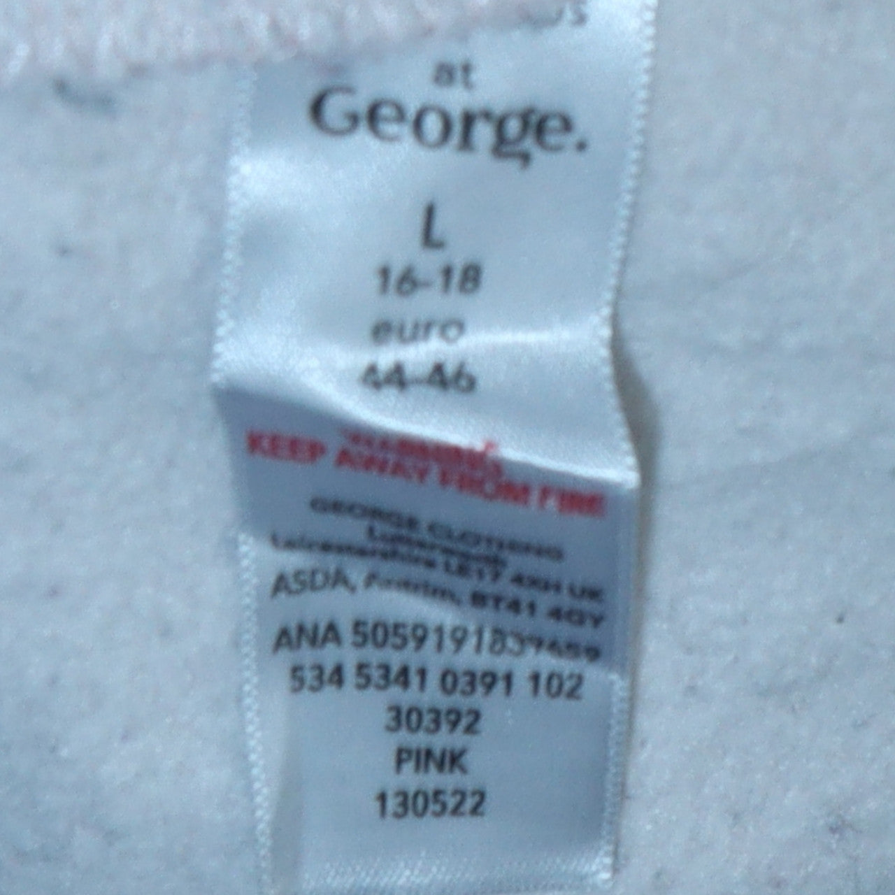 George Disney Minnie Mouse Pink Women's L Sweatshirt